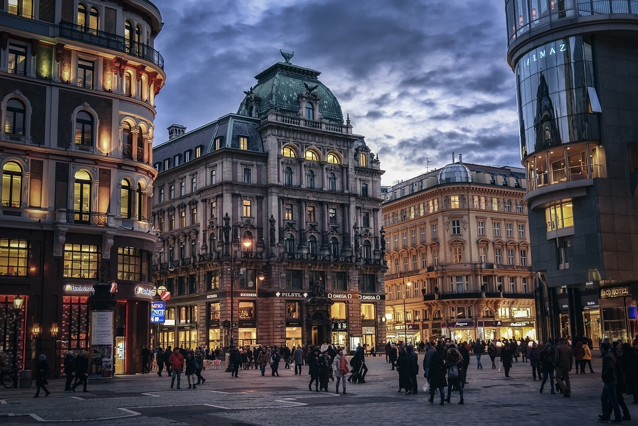 Vienna, evening scene